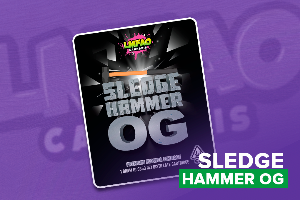 LMFAO Sledge Hammer OG Vape Cartridge Review